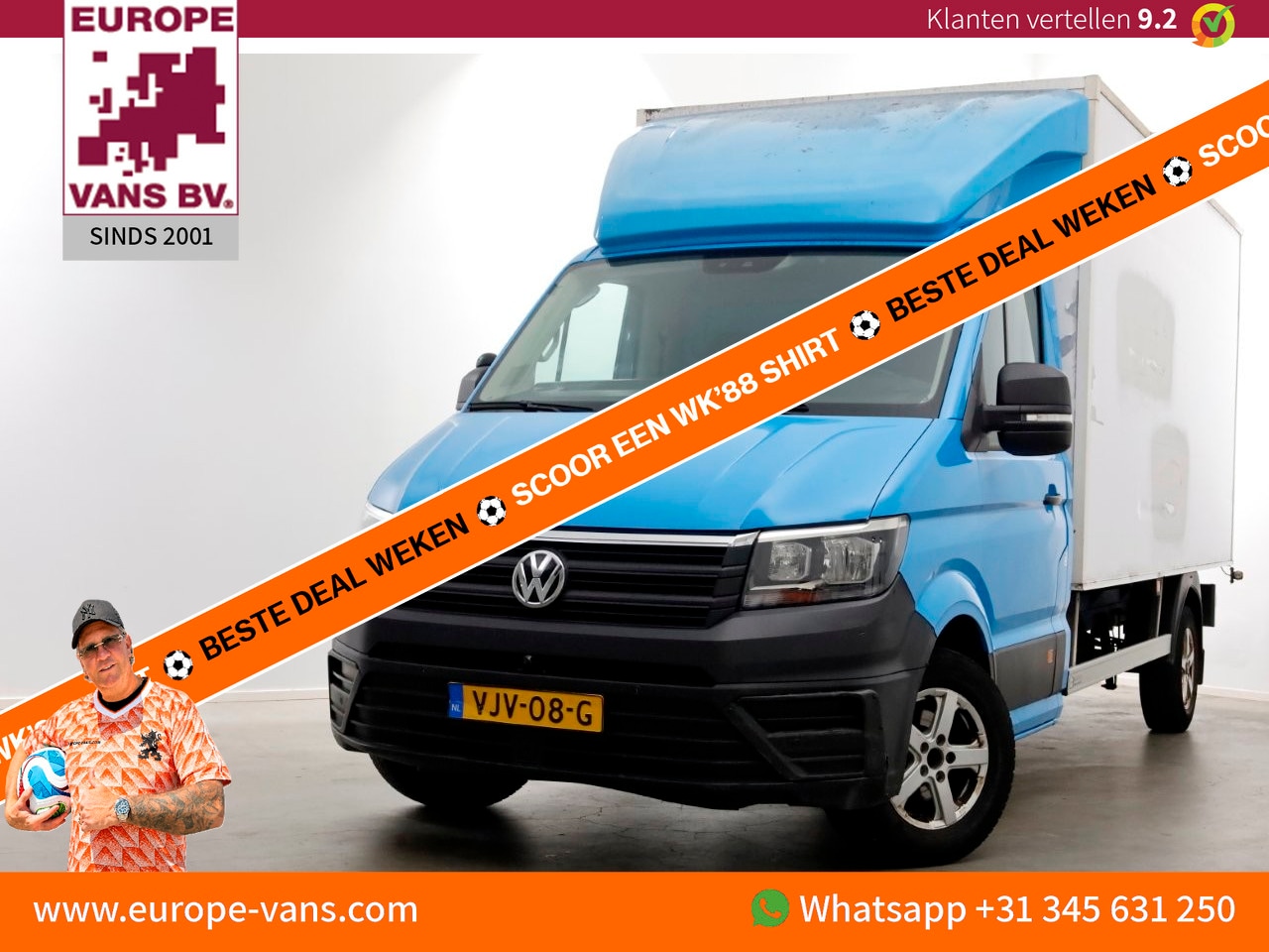 Volkswagen Crafter - 35 2.0 TDI E6 Bakwagen met achterdeuren 2-Persoons 03-2021 - AutoWereld.nl