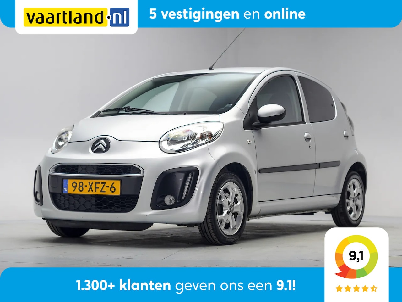 Citroën C1 - 1.0 First Edition [ Airco LM velgen El.ramen ] - AutoWereld.nl