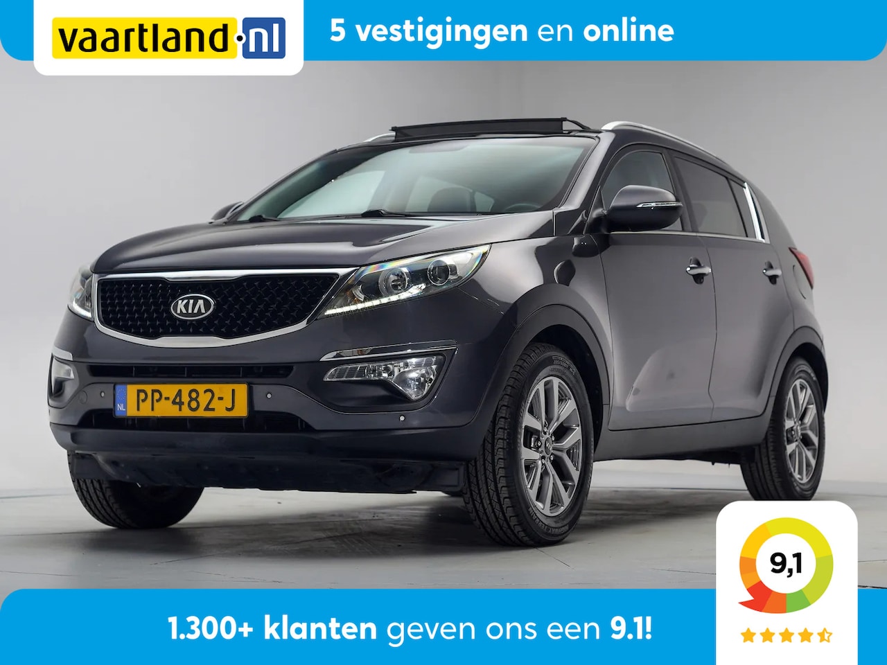 Kia Sportage - 1.6 GDI BusinessPlusLine [ Panorama Leder Navi Trekhaak ] - AutoWereld.nl