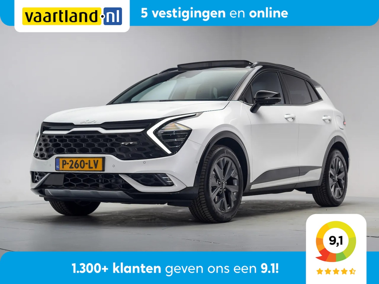 Kia Sportage - 1.6 T-GDi Hybrid GT-PlusLine Aut. [ Panorama 360°-camera - AutoWereld.nl