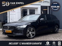 Volvo V60 - 2.0 T6 Plug-in hybrid AWD Ultimate Dark Long Range | Trekhaak | 100% SOH | Leder + Memory