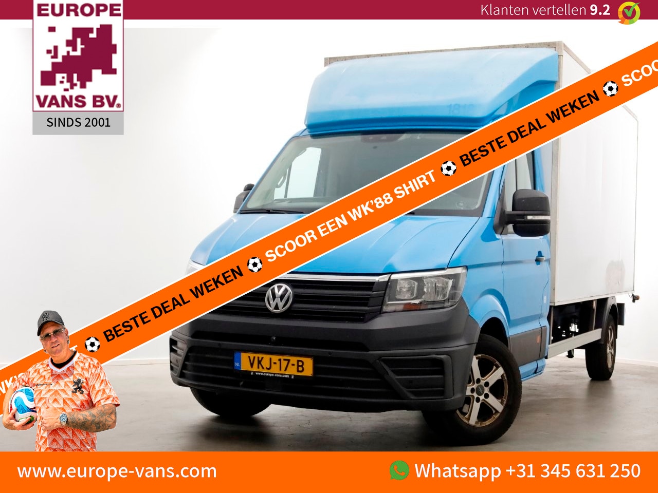 Volkswagen Crafter - 35 2.0 TDI E6 Bakwagen met achterdeuren 2-Persoons 05-2021 - AutoWereld.nl