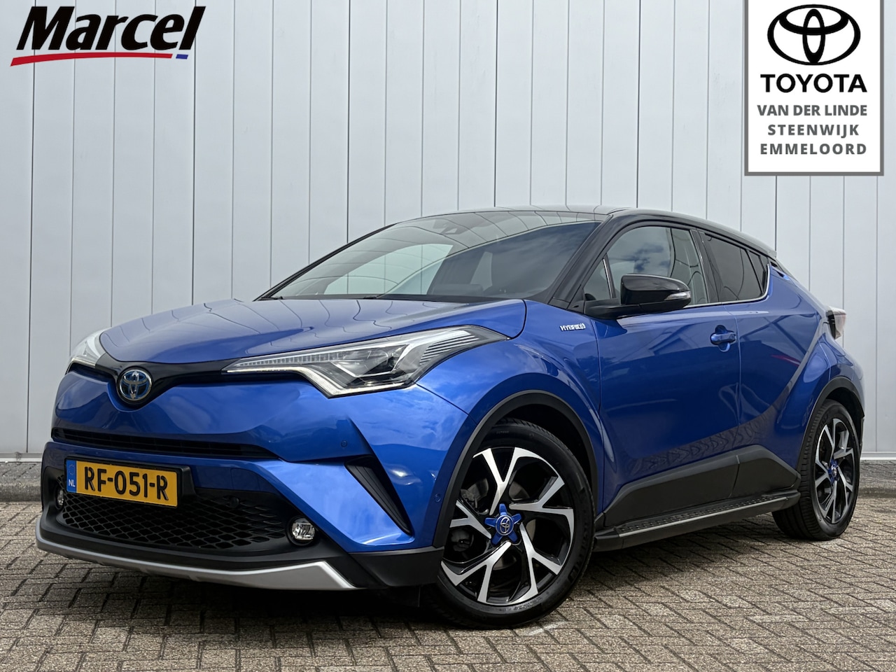 Toyota C-HR - 1.8 Hybrid Bi-Tone NL Auto Trekhaak JBL Treeplanken Navi Clima Cruise - AutoWereld.nl
