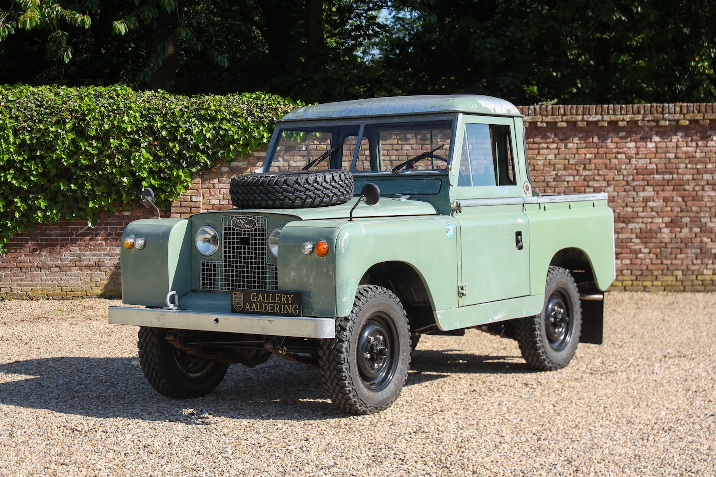 Land Rover 88 - IIA "Regular with truck cab" Rich in patina and well-maintained by its last owner - "The I - AutoWereld.nl