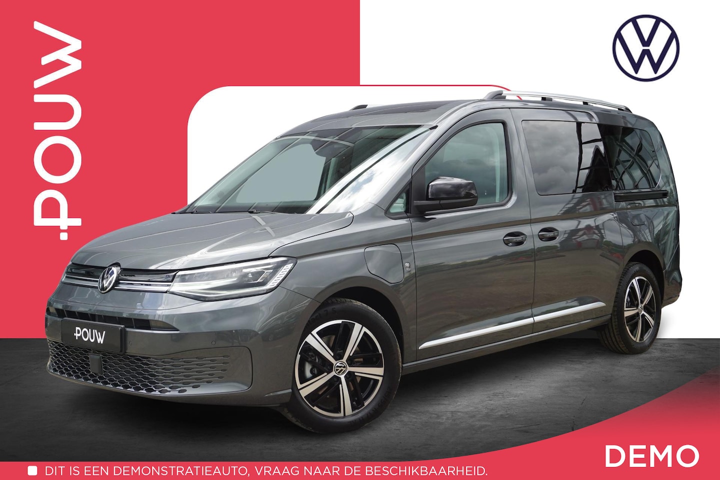 Volkswagen Caddy Maxi - Kombi 1.5 TSI Hybride 150pk DSG Style | Panoramadak | LED Pakket | Winter Pakket - AutoWereld.nl
