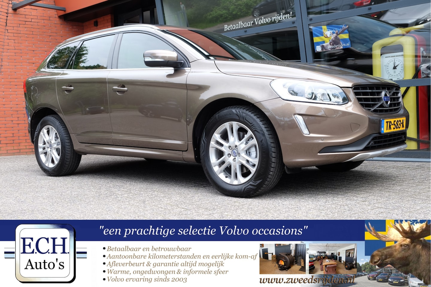 Volvo XC60 - 2.0 T5 245 pk AUT. Leer, Panoramadak, Trekhaak - AutoWereld.nl