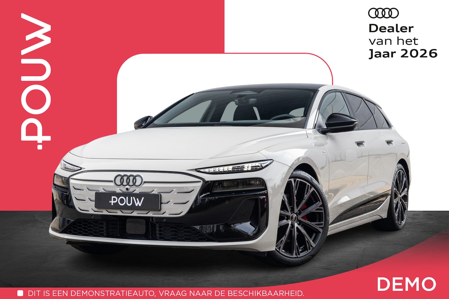 Audi A6 Avant e-tron - 286pk S Edition 83 kWh | Panoramadak | Trekhaak | 21" Velgen - AutoWereld.nl