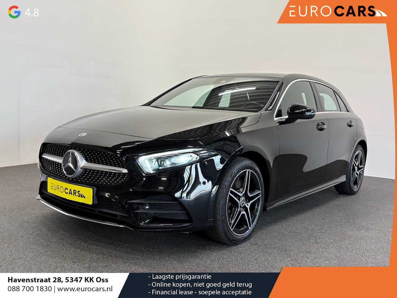 Mercedes-Benz A-klasse - 250 e AMG Line Panoramadak Cruise Control Full LED Matrix PDC VA+Camera 18" Velgen Side As - AutoWereld.nl