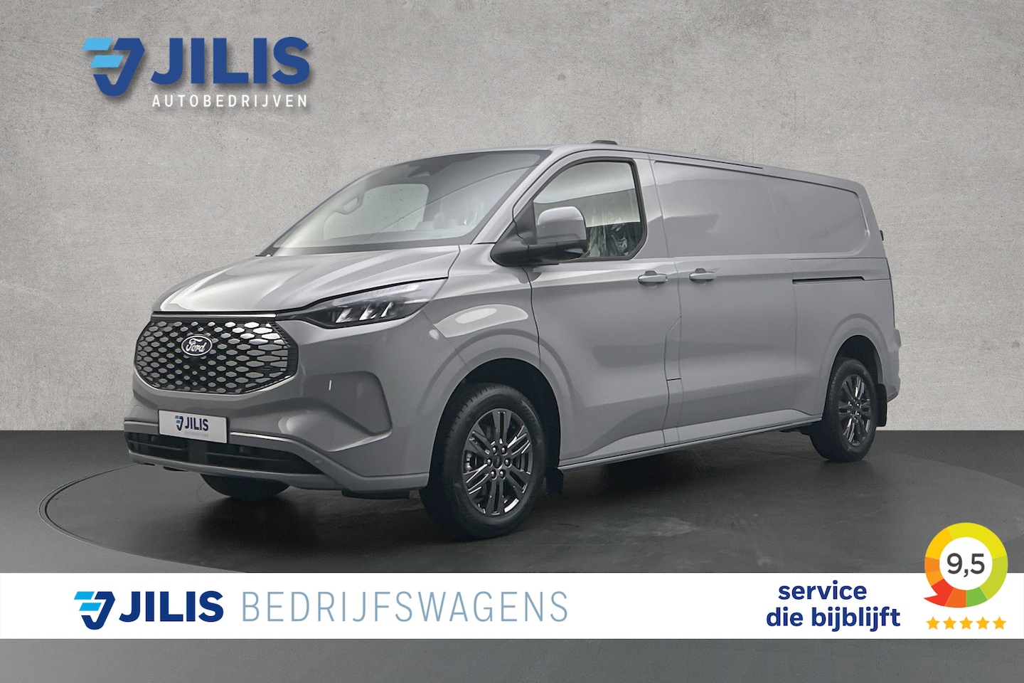Ford E-Transit Cust. - 320 L2 Limited | 2x schuifdeur | 3-zitplaatsen | Stoelverwarming - AutoWereld.nl