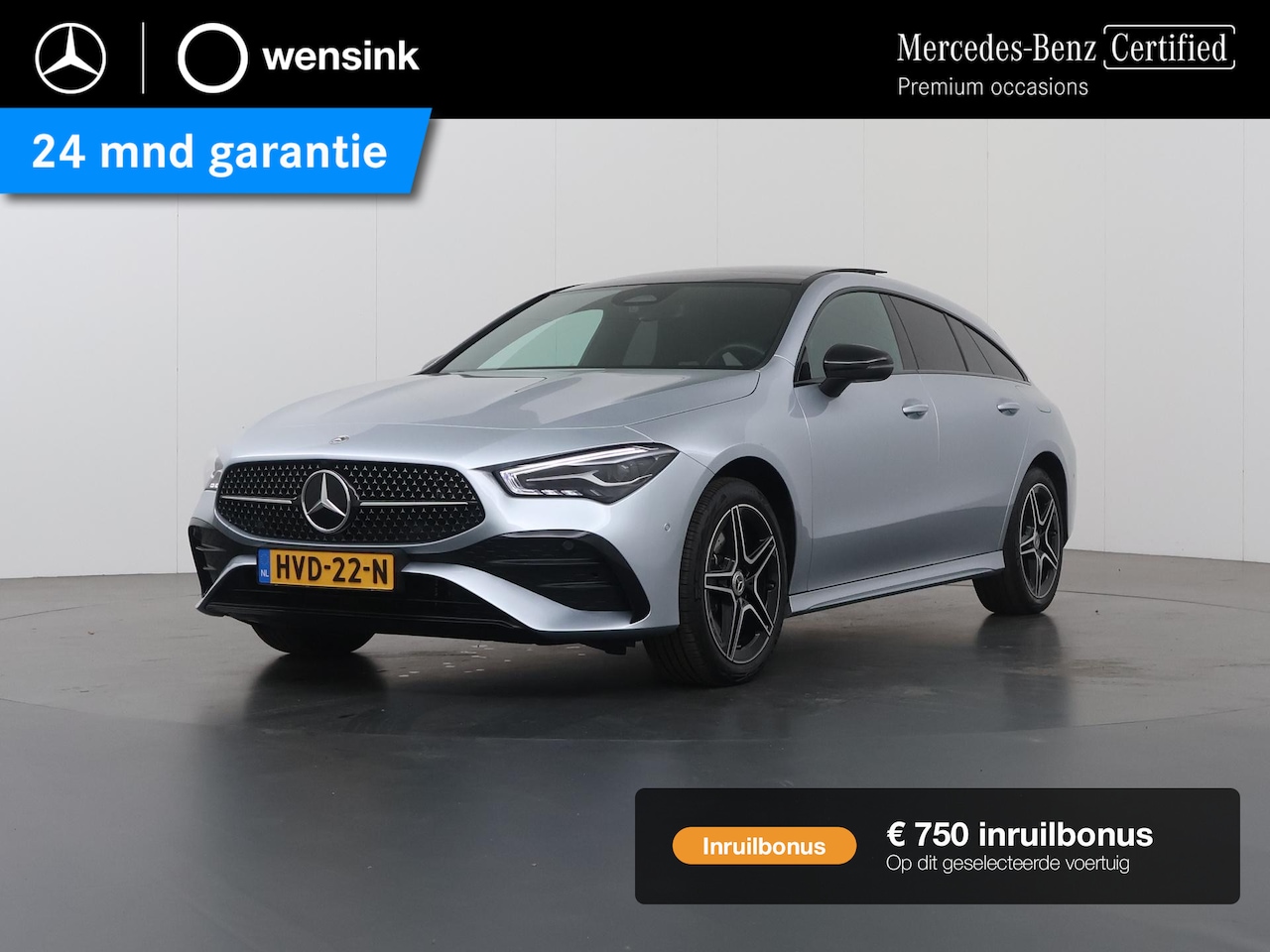 Mercedes-Benz CLA-klasse Shooting Brake - 250e Business Solution AMG | Night | Panoramadak | Trekhaak | Sfeerverlichting | Parkeerca - AutoWereld.nl