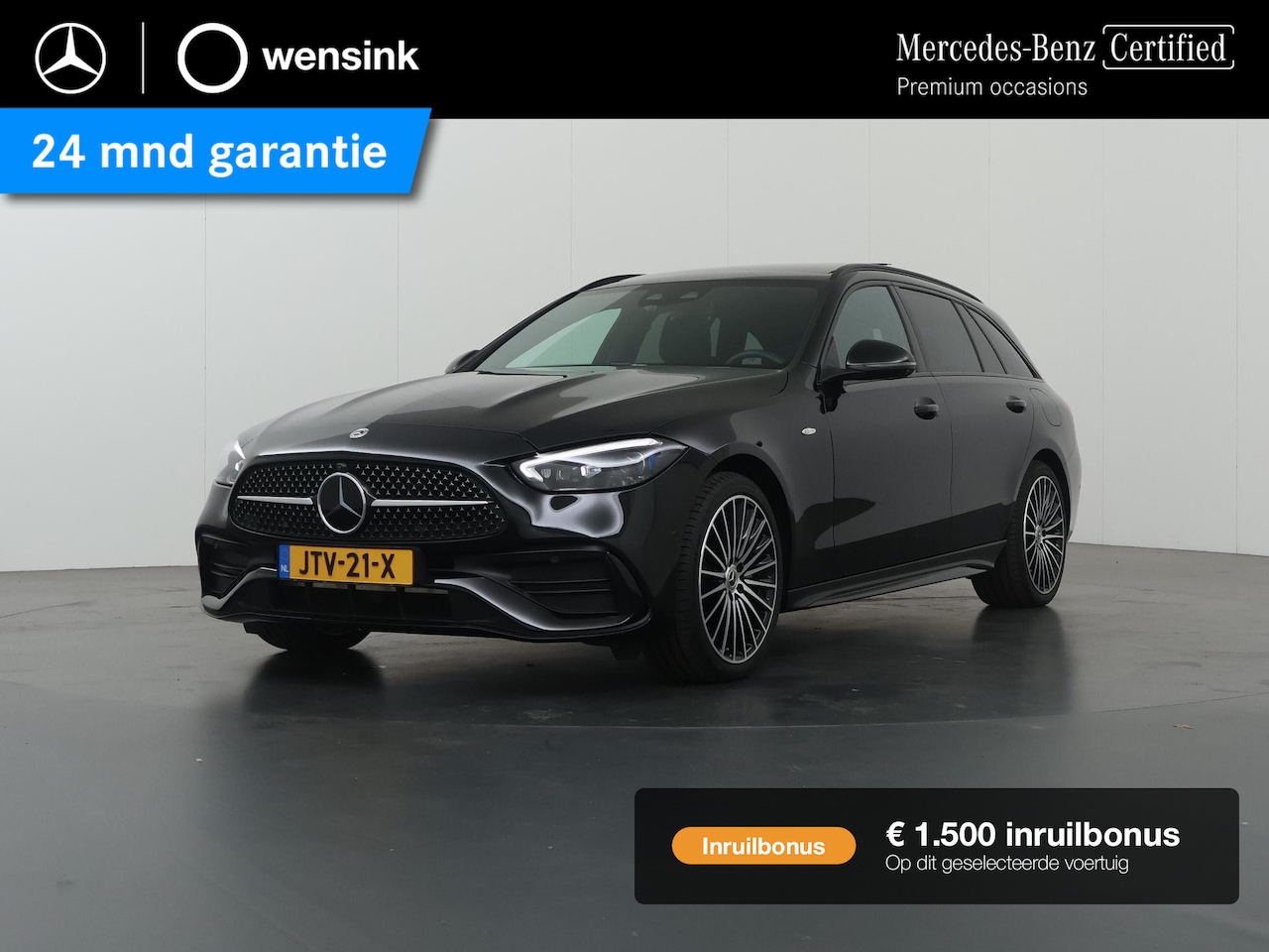 Mercedes-Benz C-klasse Estate - 300e Business Solution AMG | Night | Panoramadak | Rij-assistentie Plus | Burmester | Digi - AutoWereld.nl