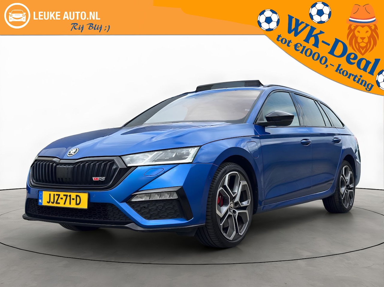 Skoda Octavia Combi - 1.4 TSi 245PK RS iV PHEV Pano Head-UP RS-Stoelen - AutoWereld.nl