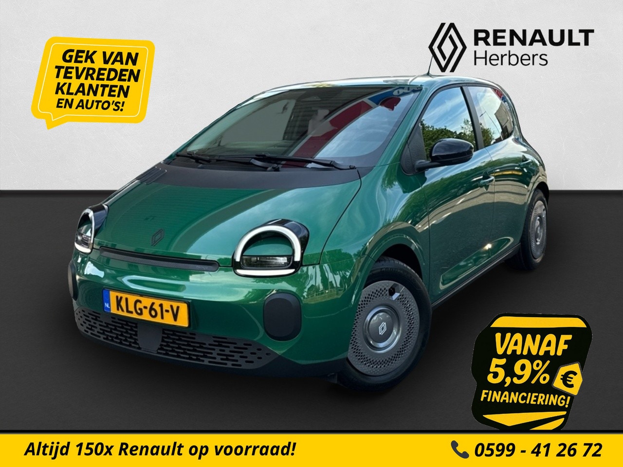 Renault Twingo - urban range evolution 27.5 kWh AIRCO / SNEL LEVERBAAR - AutoWereld.nl