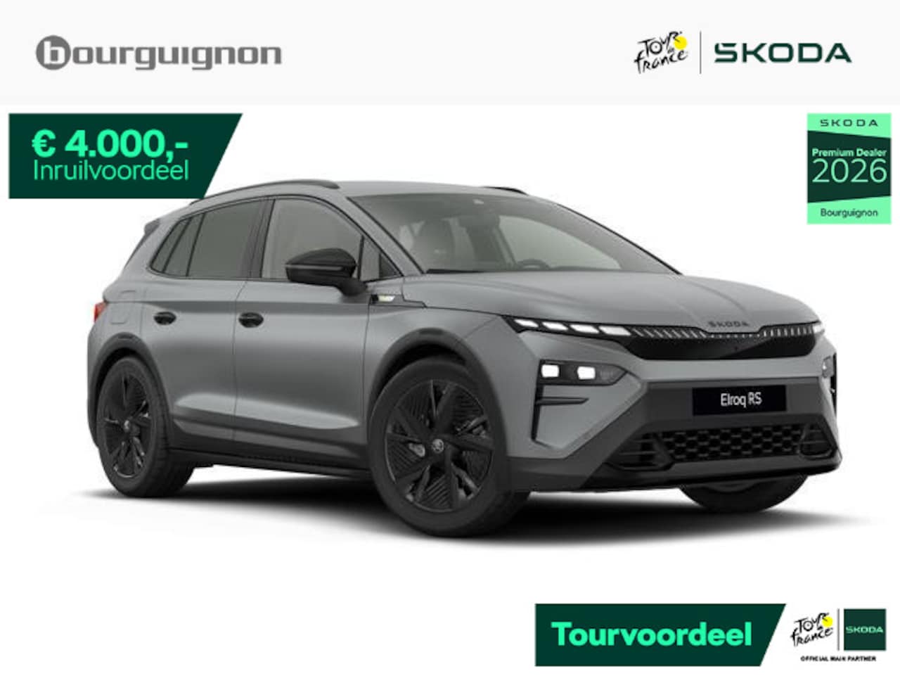 Skoda Elroq - RS 85 | 340 PK | Trekhaak | Head-up Display | 360 camera | Canton Audio - AutoWereld.nl