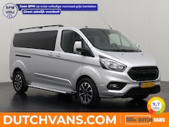 Ford Transit Custom - 2.0TDCI 170PK Automaat Lang Limited Dubbele Cabine | Leder | 2xSchuifdeur | Navigatie | Ca