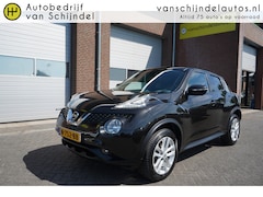 Nissan Juke - 1.6 AUTOMAAT TEKNA VOL LUXE SCHUIF-KANTELDAK STOELVERWARMING 360 CAMERA LEDER-ALCANTARA NA