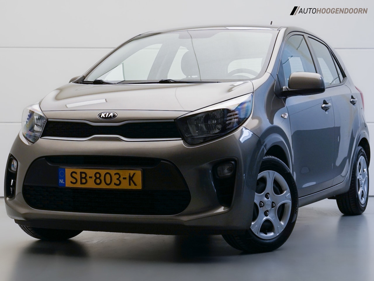 Kia Picanto - 1.0 CVVT EconomyPlusLine Luxe (AIRCONDITIONING,MULTIFUNCTIONEEL STUUR,AUTOMATISCHE VERLICH - AutoWereld.nl