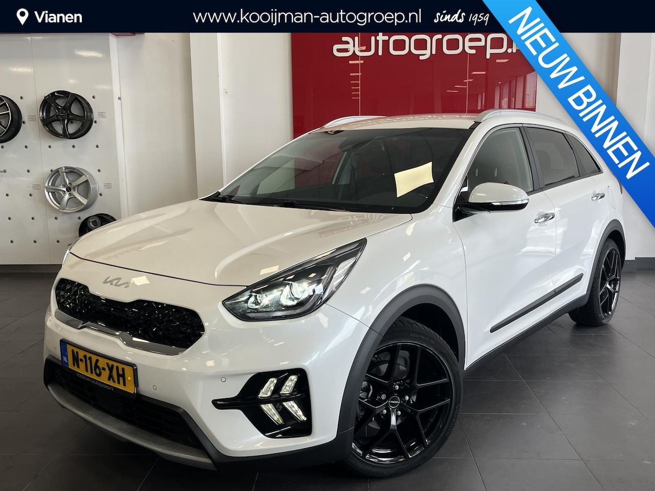 Kia Niro - 1.6 GDi Hybrid DynamicPlusLine zeer Luxe, Trekhaak, 18" - AutoWereld.nl