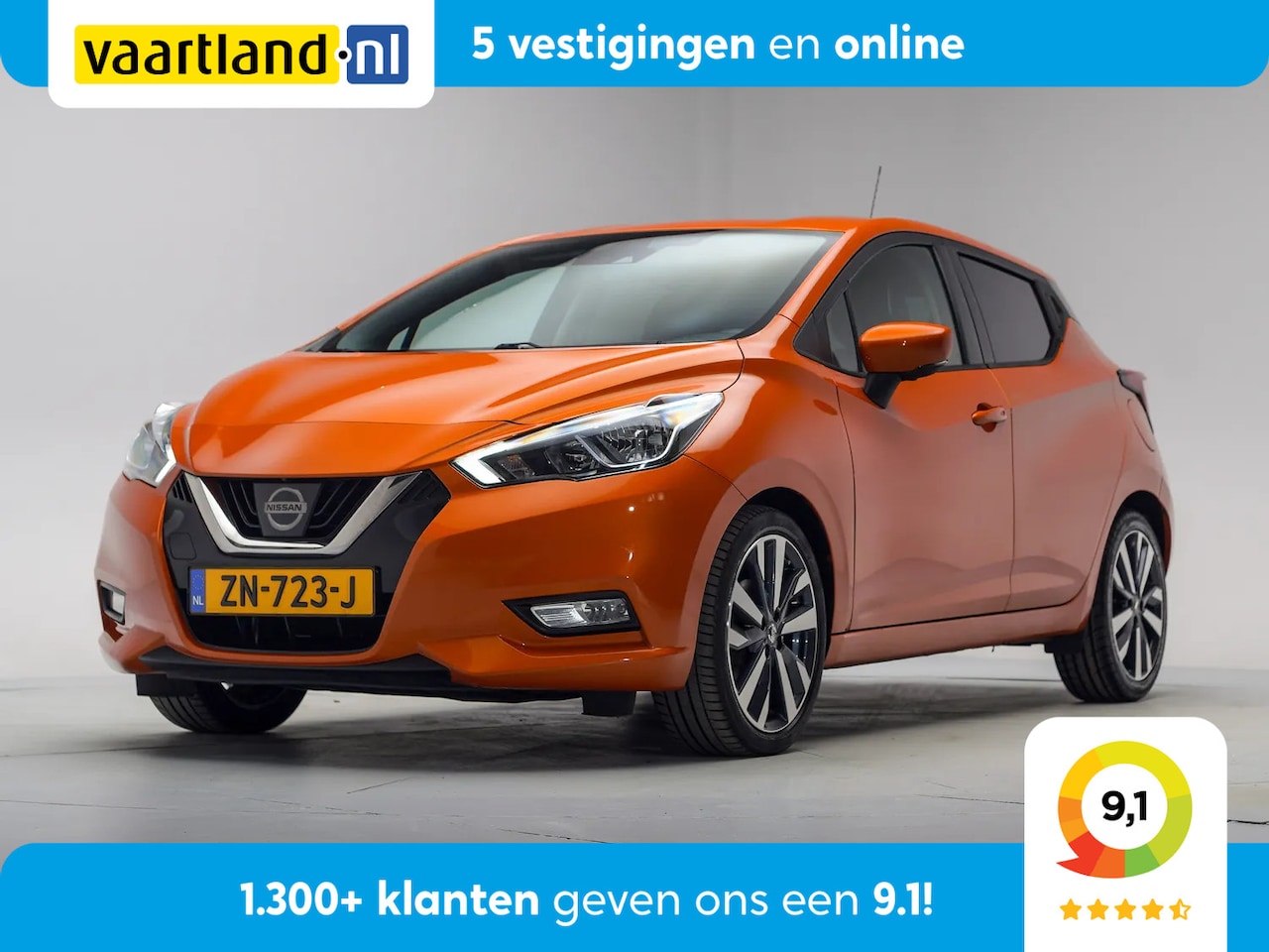 Nissan Micra - 0.9 IG-T Tekna [ Navi 360°-camera Bose DAB ] - AutoWereld.nl
