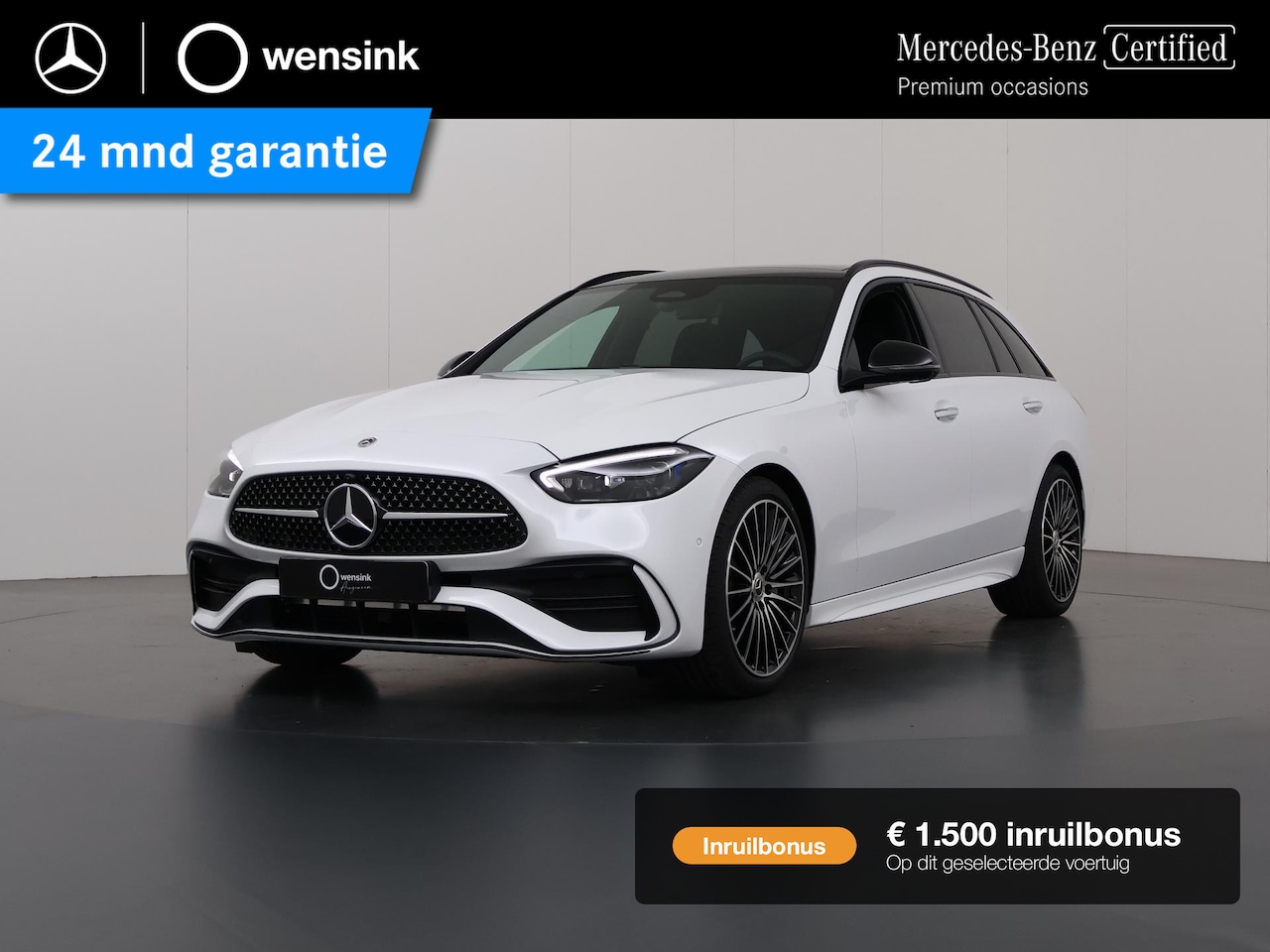 Mercedes-Benz C-klasse - 180 Star Edition AMG Line | Panoramadak | Digital Light | Stoelventilatie | Keyless Entry - AutoWereld.nl