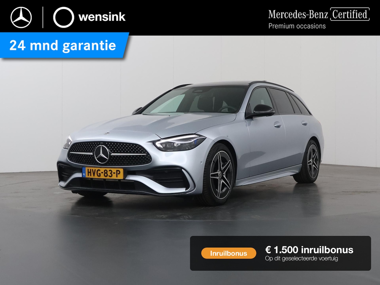 Mercedes-Benz C-klasse Estate - 180 Business Solution AMG | Panoramadak | Night pakket | Memory stoelen | Keyless | Digita - AutoWereld.nl