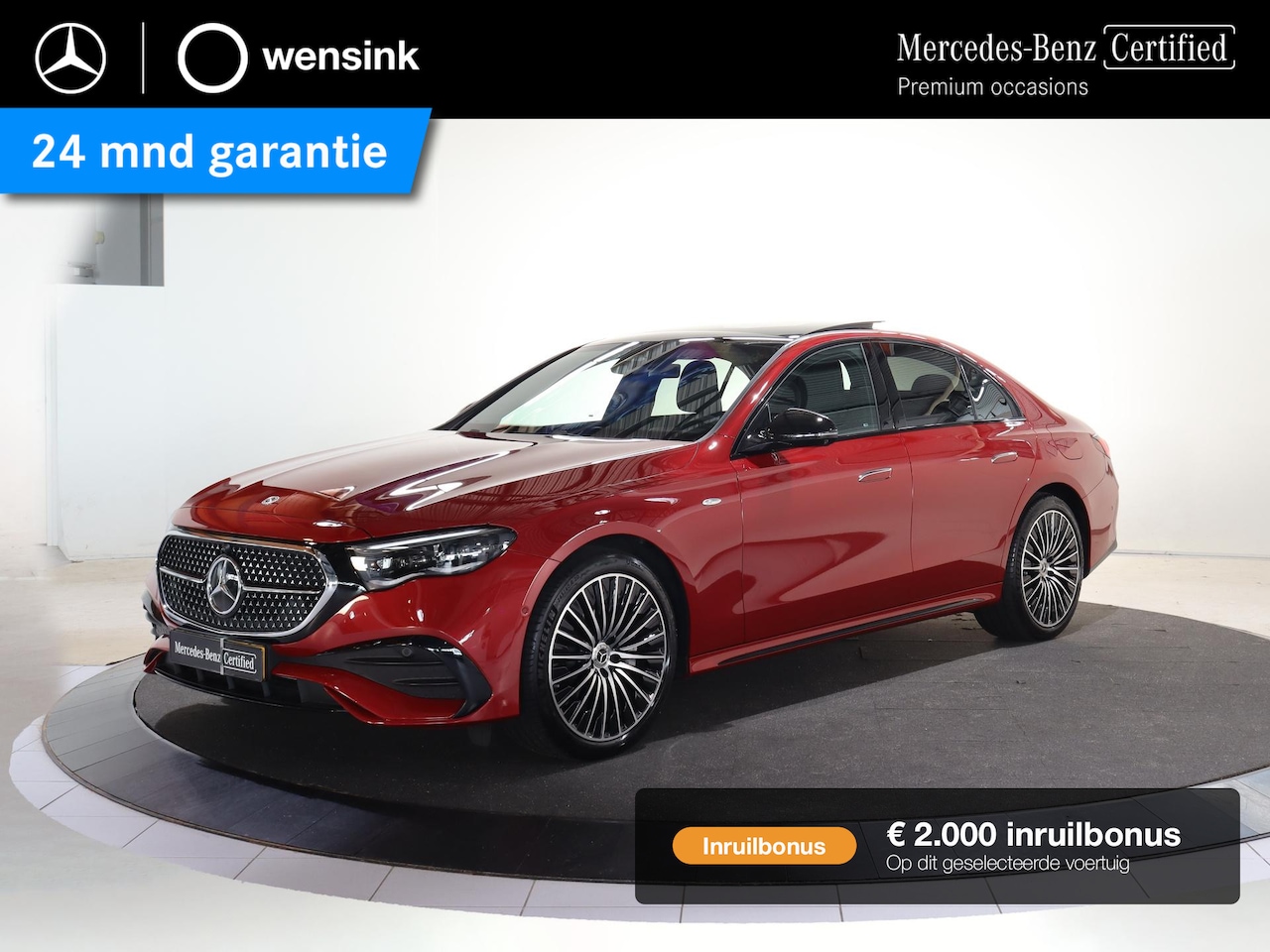 Mercedes-Benz E-klasse - 300 e Sport Edition | AMG | Night | Hyperscreen | Digital Light | Panoramadak | Verlichte - AutoWereld.nl