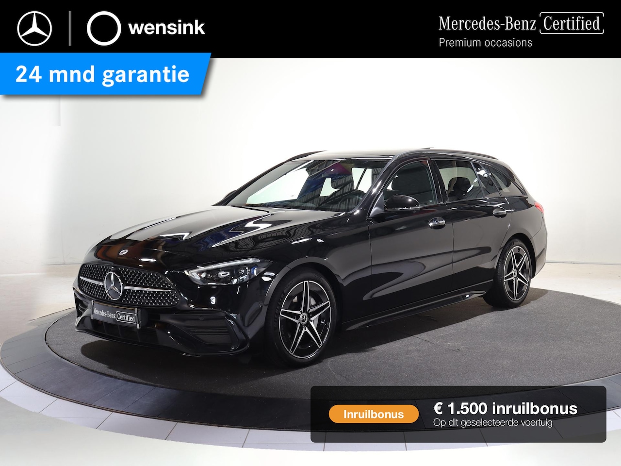 Mercedes-Benz C-klasse Estate - 180 Business Solution AMG | Panoramadak | Keyless | Night pakket | Memory stoelen | Stoel - AutoWereld.nl