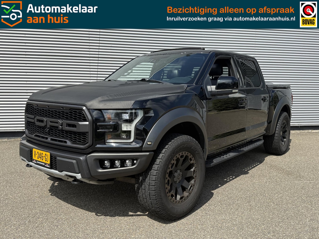 Ford F150 - USA 3.5 V6 Ecoboost SuperCrew Raptor Memory Dak BTW Auto - AutoWereld.nl