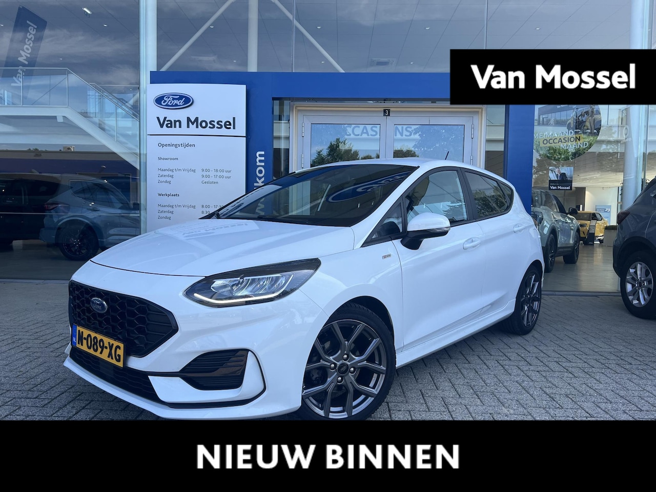 Ford Fiesta - 1.0 EcoBoost Hybrid ST-Line | Dealeronderhouden | Stoel/stuur voorruitverwarming | Apple C - AutoWereld.nl