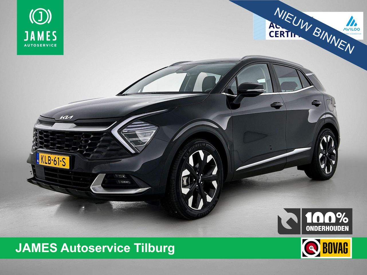 Kia Sportage - 1.6 T-GDi Plug-in Hybrid AWD DynamicLine CAMERA | AD-CRUSE | NAVI & CARPLAY - AutoWereld.nl