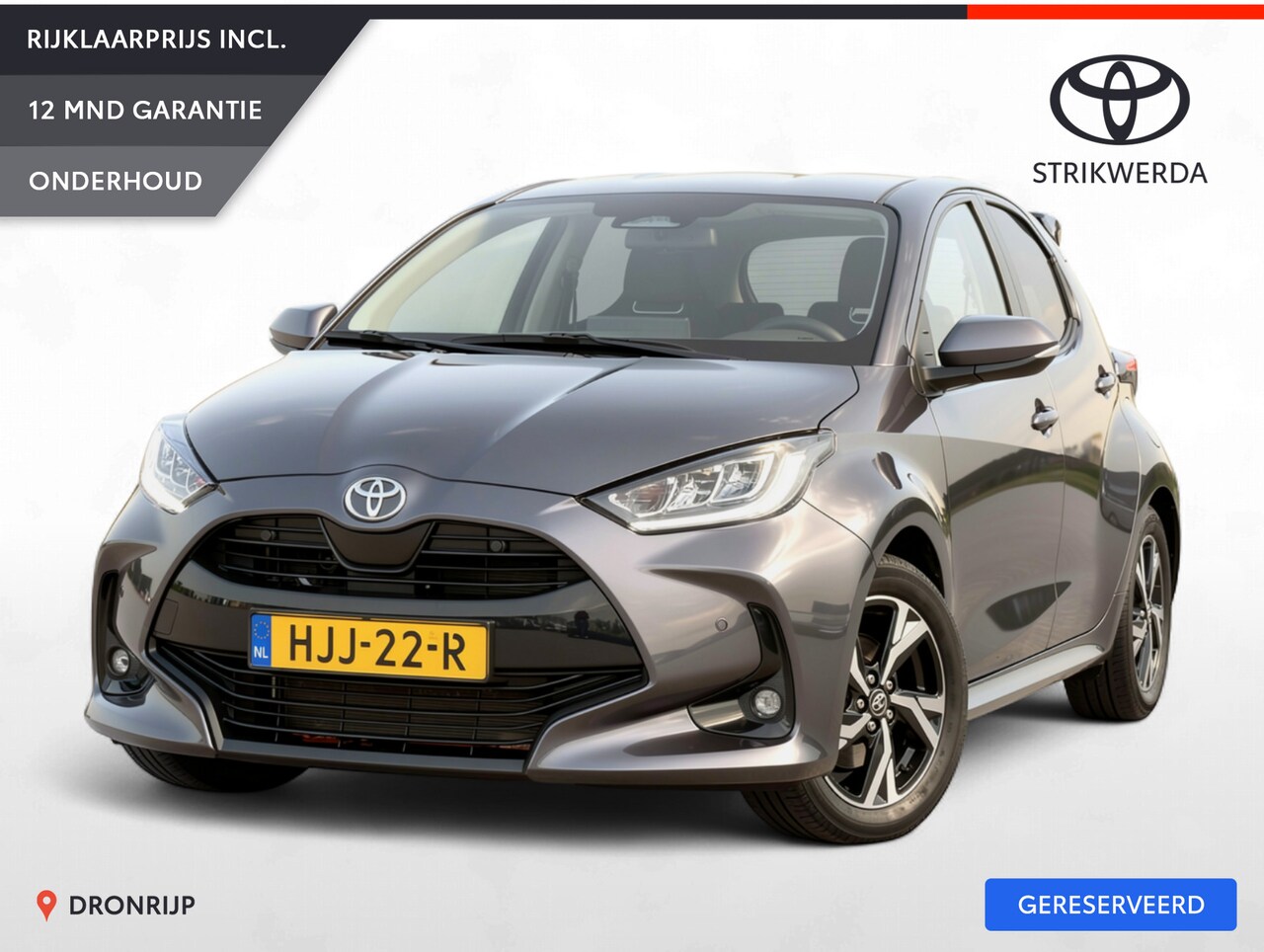 Toyota Yaris - 1.5 Hybrid 115 Dynamic Comfort Pack | Stoel- Stuurverw. | Dodehoek | PDC V+A | Keyless | C - AutoWereld.nl