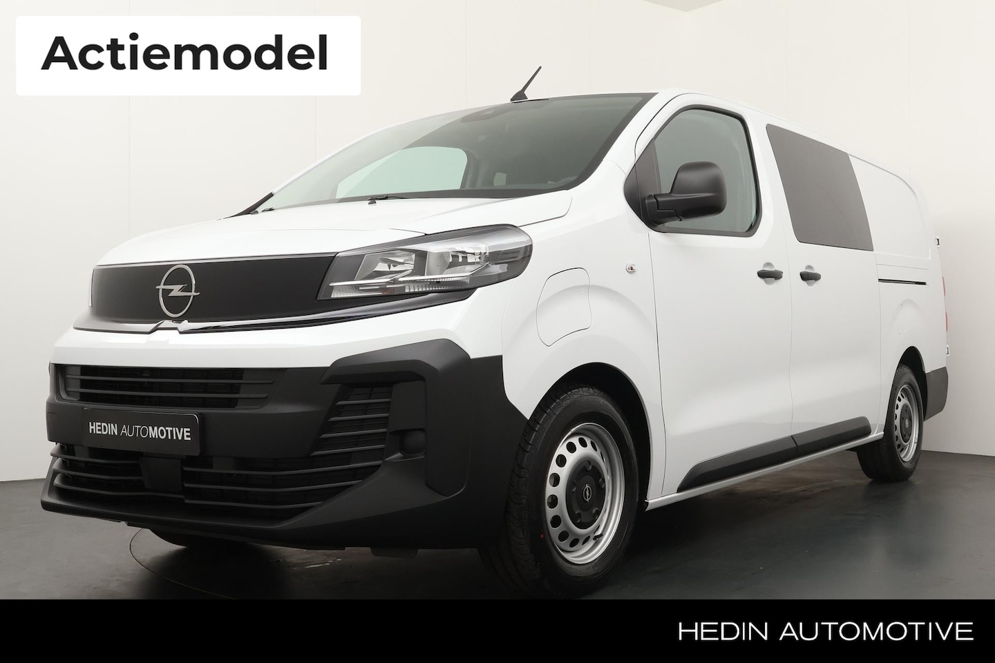 Opel Vivaro - L3 50 kWh Dubbele Cabine 6 Pers! | Nieuw! | 2x Schuifdeur! | Navigatie via app | Camera | - AutoWereld.nl