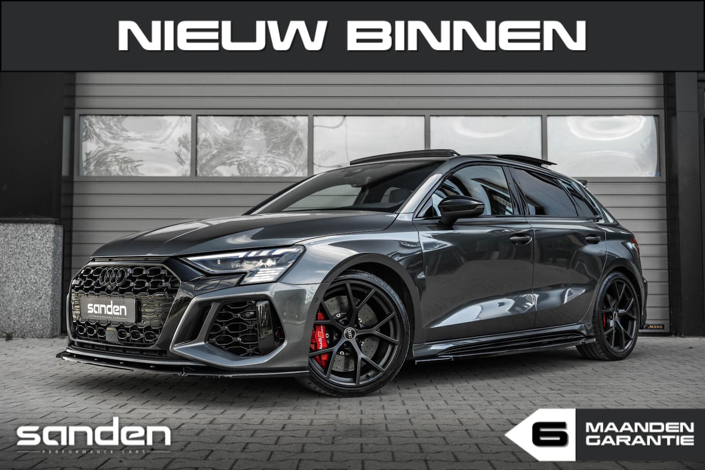 Audi RS3 - 2.5 TFSI RS 3 quattro |Ceramic|Pano|B&O|HUD|Maxton|Massage - AutoWereld.nl
