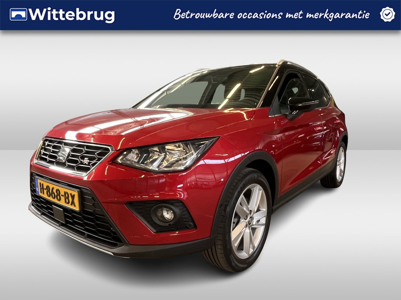 SEAT Arona - 1.0 TSI FR Business Intense Full Link / Parkeersensoren / Navigatie / 17" LM Velgen / Airc - AutoWereld.nl