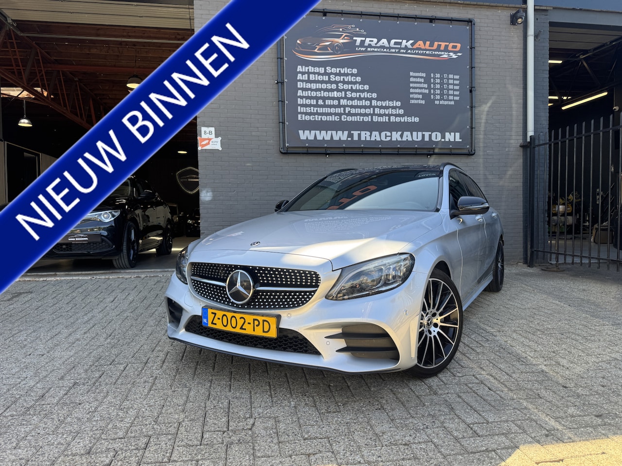 Mercedes-Benz C-klasse Estate - 220 d Premium Amg Pakket Navi.ClimaC.Panodak.Trekhaak.Camara.LMV!!! - AutoWereld.nl