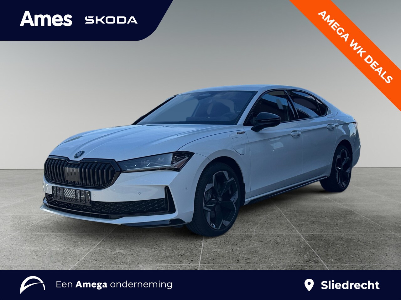 Skoda Superb - 1.5 PHEV 204pk DSG Sportline Business | Verwarmbare voorruit | CANTON Sound | Head-Up Disp - AutoWereld.nl