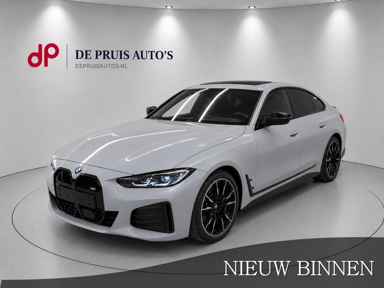 BMW i4 - M50 X Drive 84 kWh Pano Trekhaak Head Up Luchtvering memmory Harman/Kardon 19 Inch M Wiele - AutoWereld.nl