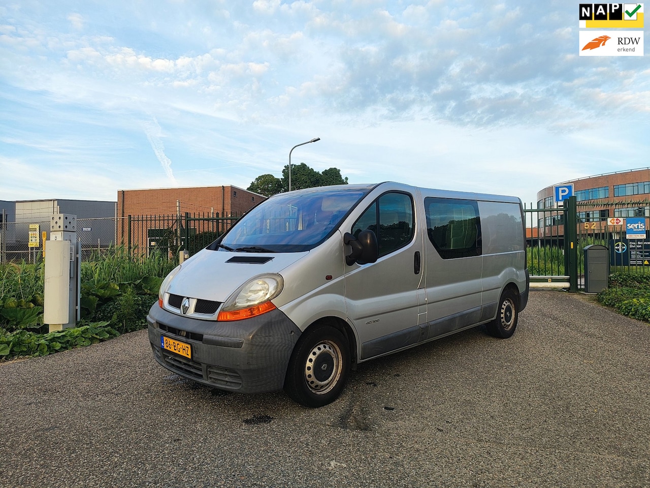 Renault Trafic - 1.9 dCi L2H1 DC Airco! Apk! Nap!!! - AutoWereld.nl