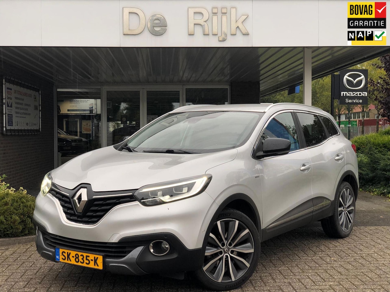 Renault Kadjar - 1.2 TCe Bose | Afn. Trekhaak, Leder, Navi, Camera, Cruise, Stoelverw. | NAP, Goed onderhou - AutoWereld.nl