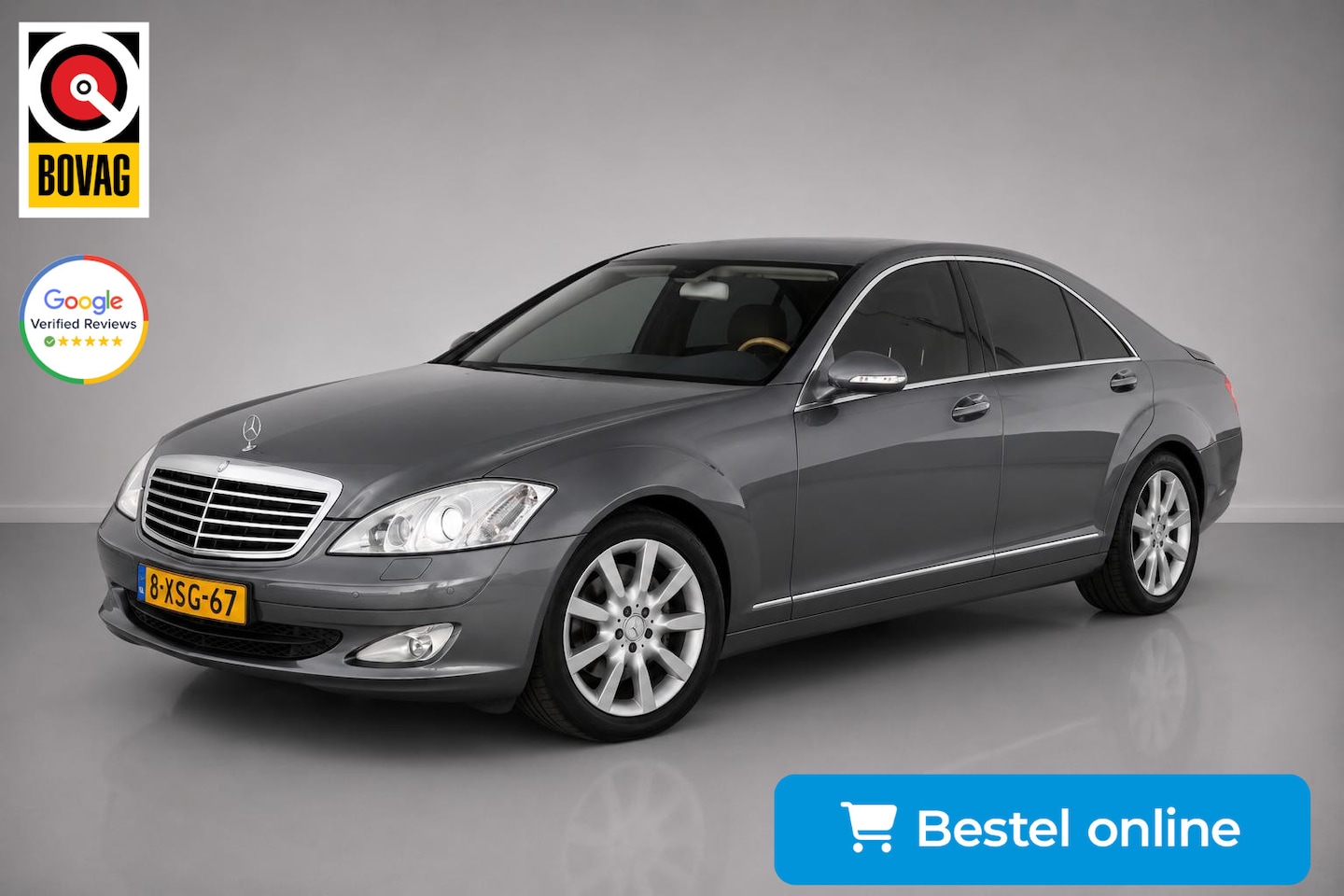 Mercedes-Benz S-klasse - 350| CruiseControl|Navi|Vol-Leder|StoelVerwarming| - AutoWereld.nl