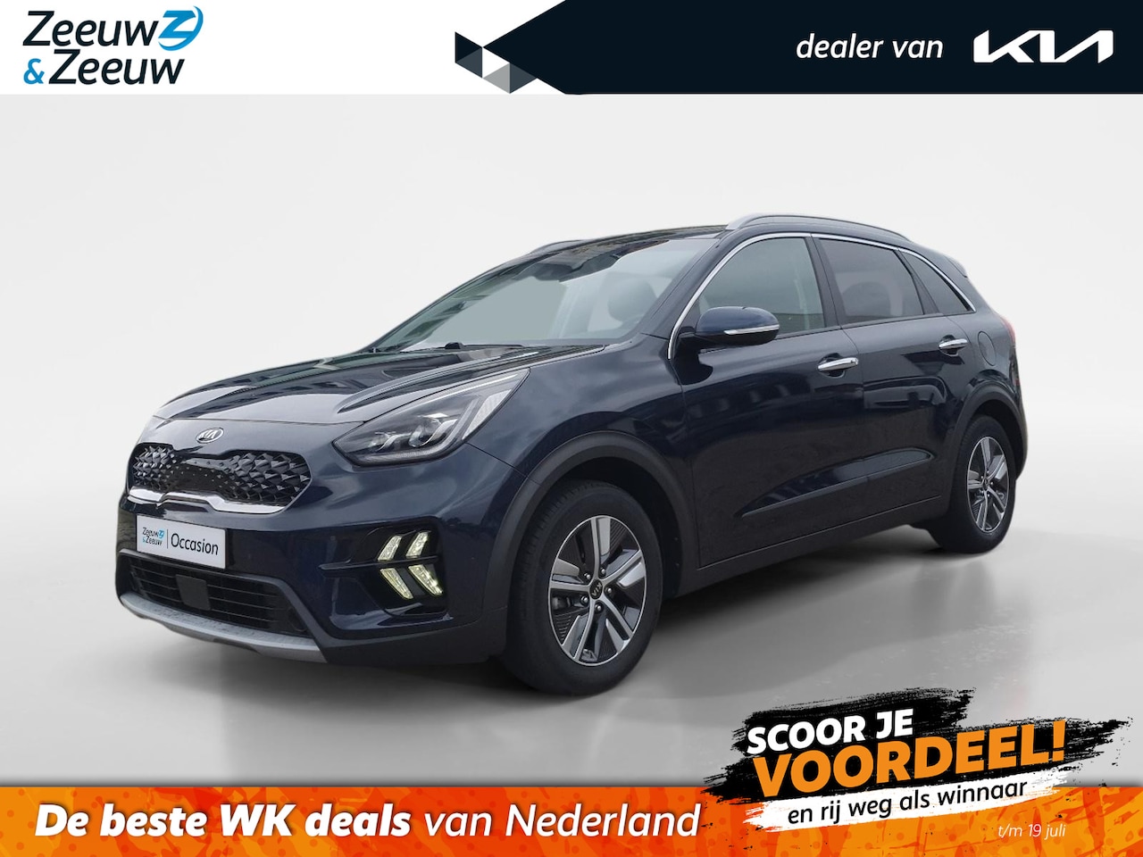 Kia Niro - 1.6 GDi Hybrid DynamicPlusLine | Trekhaak | Stoel en stuurverwarming | Dodehoek detectie | - AutoWereld.nl
