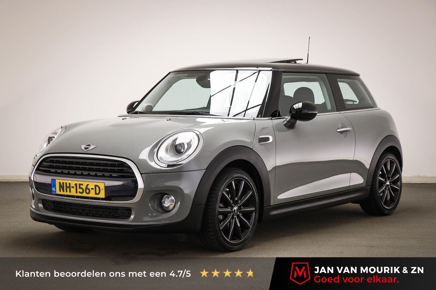 MINI 3-Deurs - 1.5 Cooper Serious Business | PANORAMADAK | HARMAN KARDON | CLIMA | NAVIGATIE | PDC | 17" - AutoWereld.nl