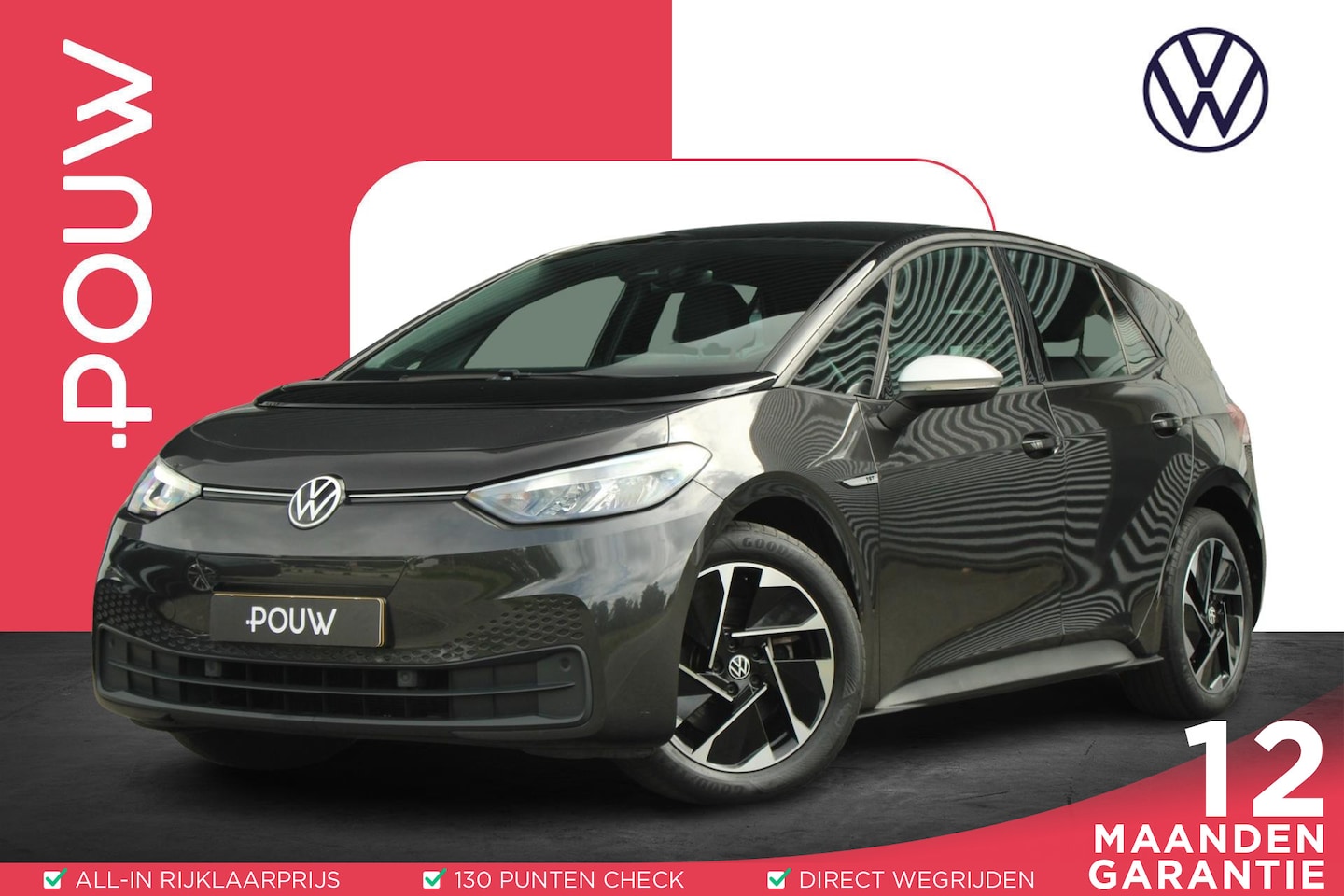 Volkswagen ID.3 - 204pk First 58kWh Pro Performance | SoH 93% | Apple Carplay & Android Auto | Stoel-& Stuur - AutoWereld.nl