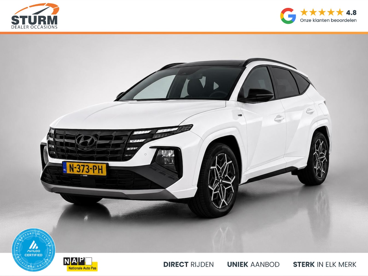 Hyundai Tucson - 1.6 T-GDI PHEV N Line Sky 4WD SoH 97% incl. Trekhaak! - AutoWereld.nl