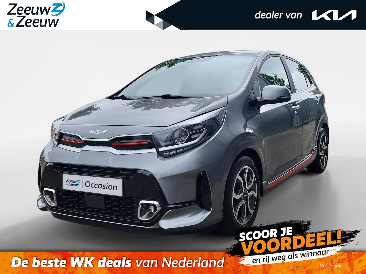 Kia Picanto - 1.0 DPi GT-Line | Camera | Leder | Stoelverwarming | Stuurverwarming | Apple Carplay | And - AutoWereld.nl