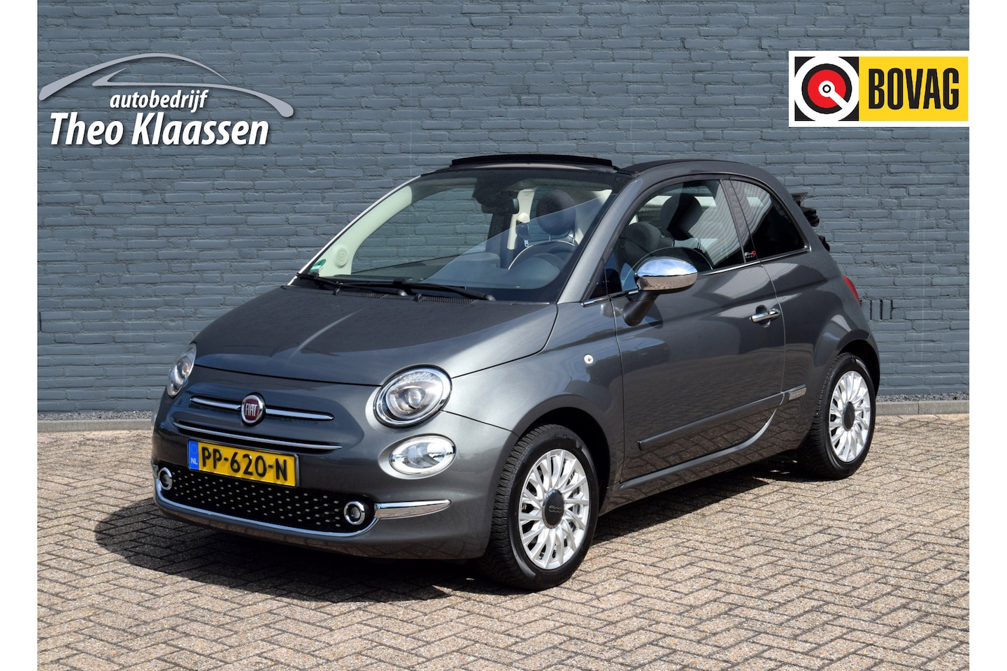 Fiat 500 C - 1.2 Lounge Cabriolet Apple Carplay Climate control - AutoWereld.nl