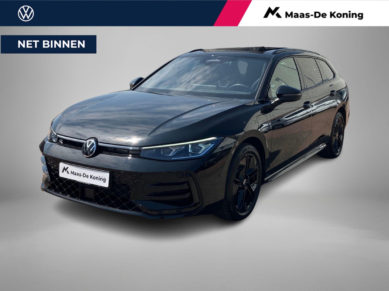 Volkswagen Passat Variant - 1.5eHybrid 200kW/272PK R-Line Black Style DSG · Panoramadak · Navigatie · Trekhaak · Garan - AutoWereld.nl