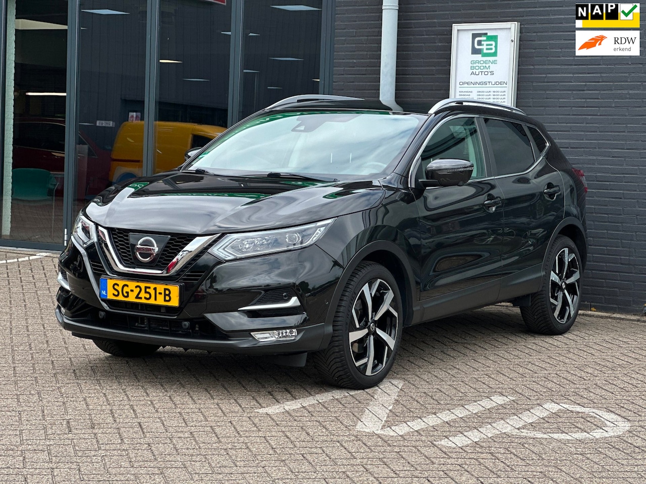 Nissan Qashqai - 1.2 Tekna +/2E EIG/PANO-DAK/CAMERA/NAVI/LEDER/NL-AUTO NAP!! - AutoWereld.nl