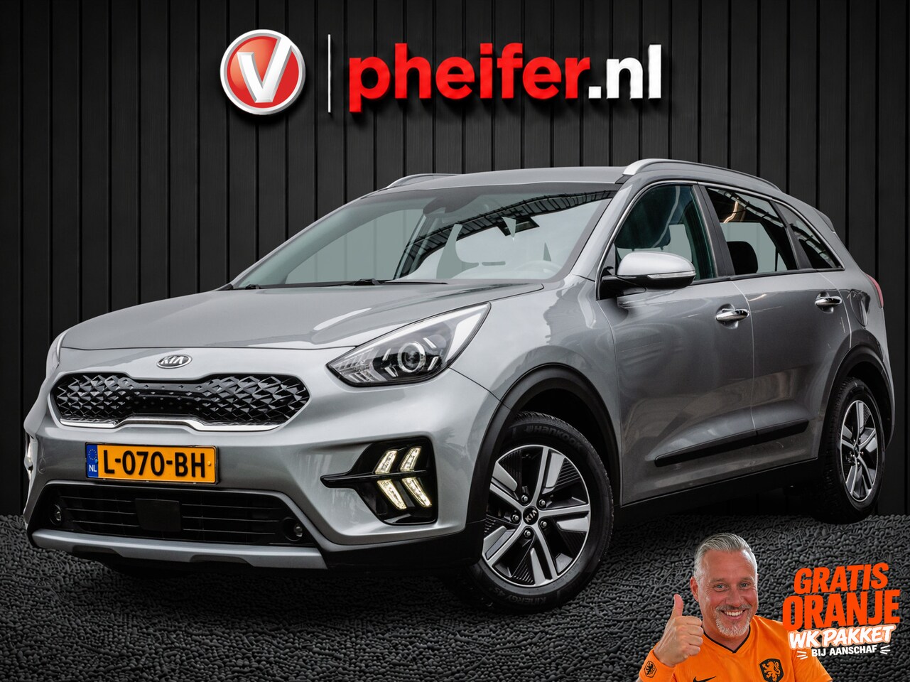 Kia Niro - 1.6 GDi Hybrid Aut. DynamicLine Trekhaak/ Camera/ DAB+/ Adapt. cruise/ Carplay - AutoWereld.nl