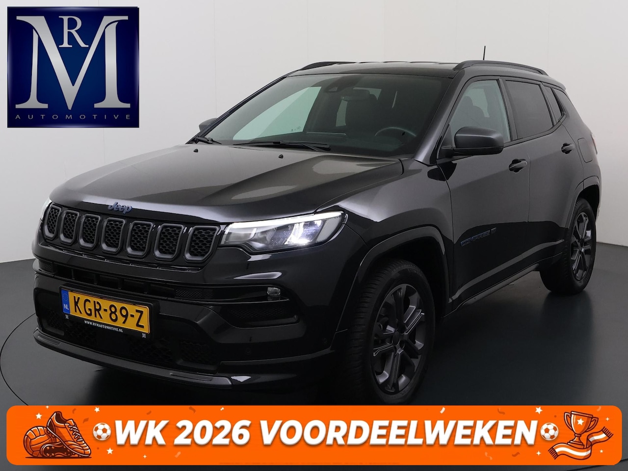 Jeep Compass - 1.3 Plug-In Hybrid 80th Anniversary 4WD VAN: 26.900,- VOOR: 24.220,- UW WKVOORDEEL: 2.680, - AutoWereld.nl
